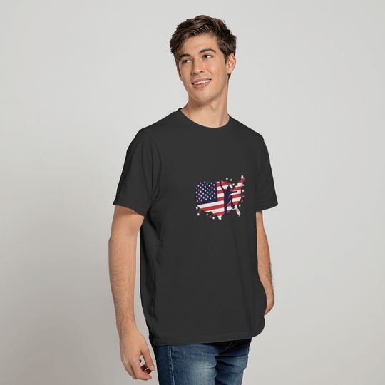 American flag Skateboard Sleeveless T-shirt
