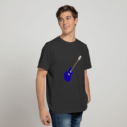 electric guitar blue graphic.png T-shirt