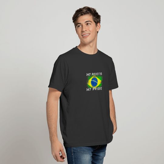 Brazil Flag Patriotic T-shirt