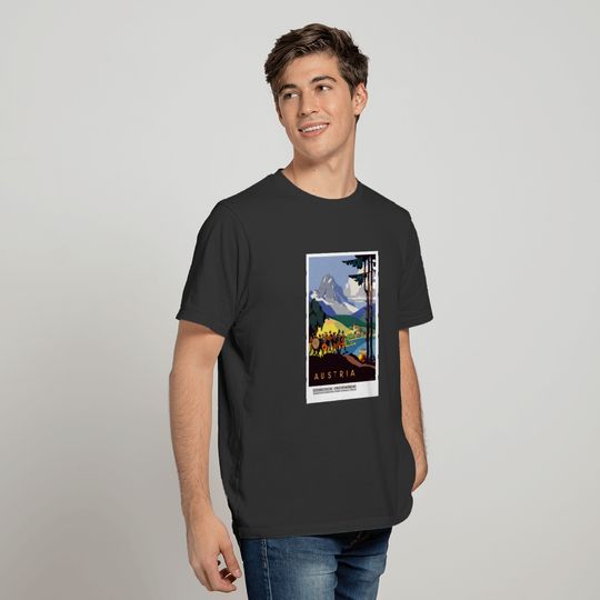 Vintage Austria Alps Travel T-shirt