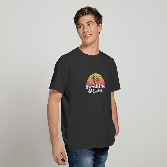 Lab Dog Gift - Sunshine And Labs T-shirt