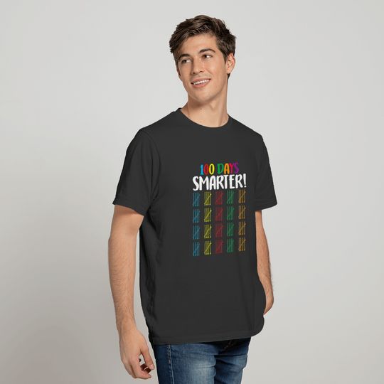100 Days Smarter Counting Hash Marks T-shirt