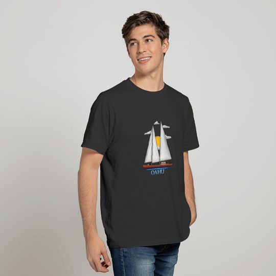 Oahu Coastal Nautical Sailing Sailor T-shirt