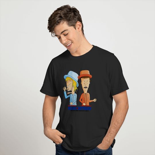 Beavis and Butthead Dumb and Dumber Mash Up Funny Spoof Shirt