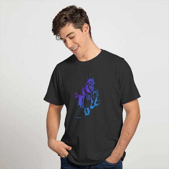 surfer dog T-shirt