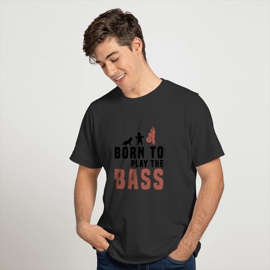 Funny Contra Double Bass Bassist Player Gift Quote T-shirt