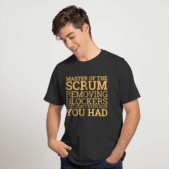 "Master of Scrum" | "Scrum Master" T-shirt