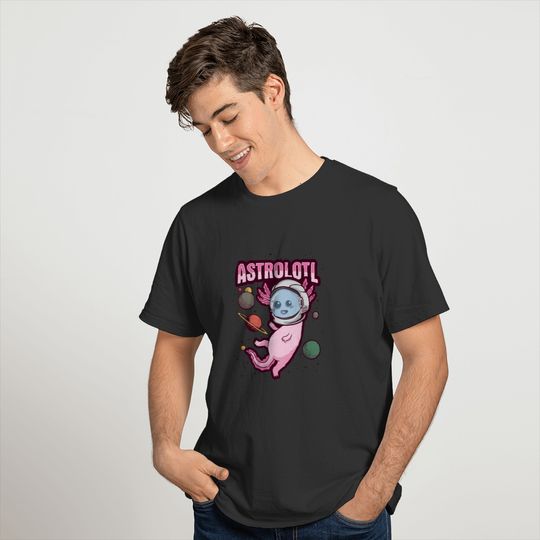 Axolotl Design for a Astronaut Fan T-shirt