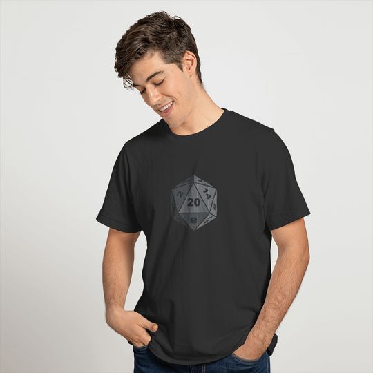 D20 Line Art - Roleplaying RPG Tabletop Adventure T-shirt