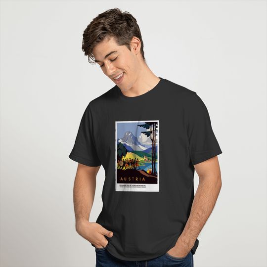 Vintage Austria Alps Travel T-shirt