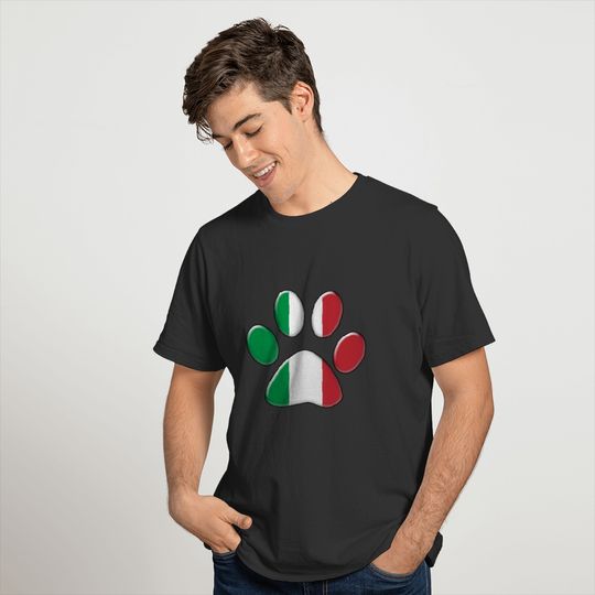 Italian patriotic cat T-shirt