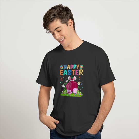 Happy Easter Bunny Egg Funny Onions Easter Sunday T-shirt