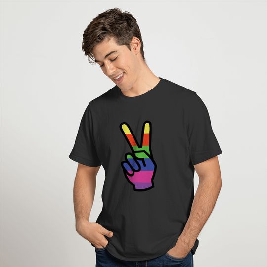 Peace hand sign T-shirt