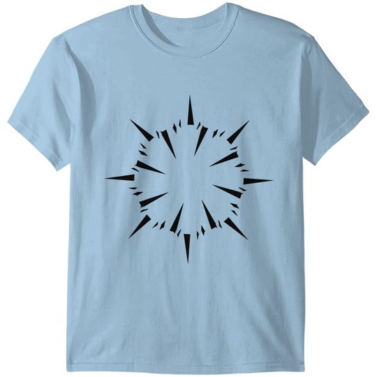 Pattern star sun T-shirt