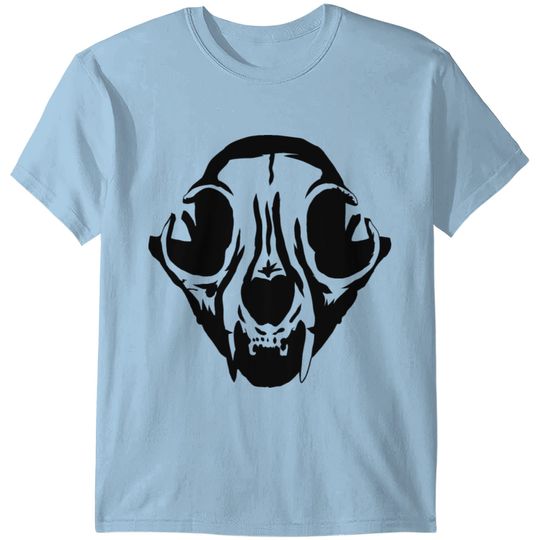 Cat Dog Pets Skull bone skeleton Spiritual Sprint T-shirt