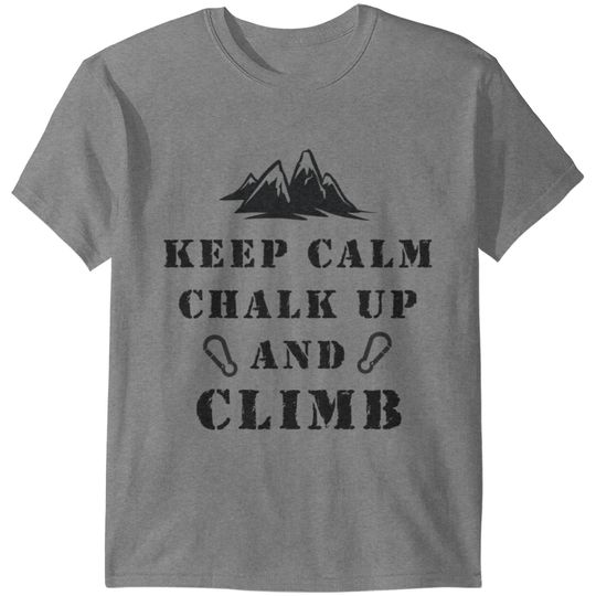 Rock Climbing Chalk Up & Climb T-shirt