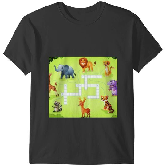 Wild crossword - funny design T-Shirts