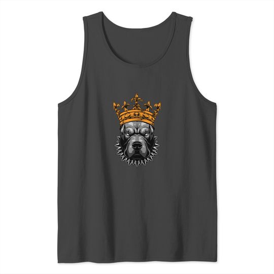 Dog Hound Pooch Beast Canine Doggy Puppy King Gift Tank Top