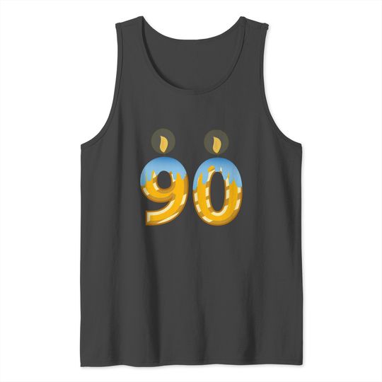 90th Birthday or Anniversary Candles Tank Top