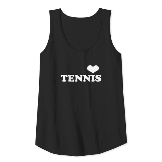 love Tennis white Tank Top