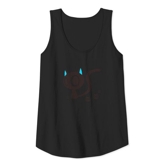 Oh Cat With Little Head Cat Tank Top