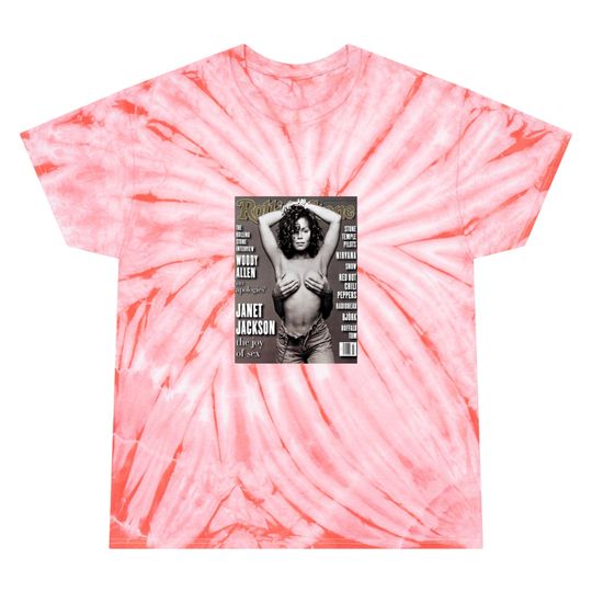 Janet Jackson Tie Dye T Shirts | Ohhh The 90s | Janet Jackson Mag Tie Dye T Shirts