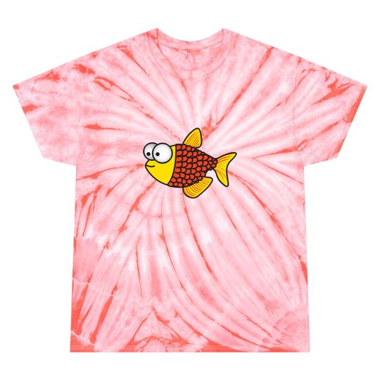 Cool Fish Graphic Tie Dye T Shirts