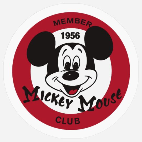 Mickey Mouse Club Logo Stickers
