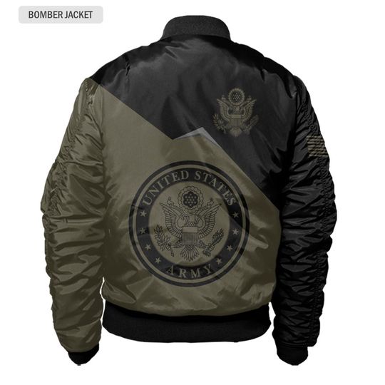 Customized U.S. Army Apparel Bomber Jacket