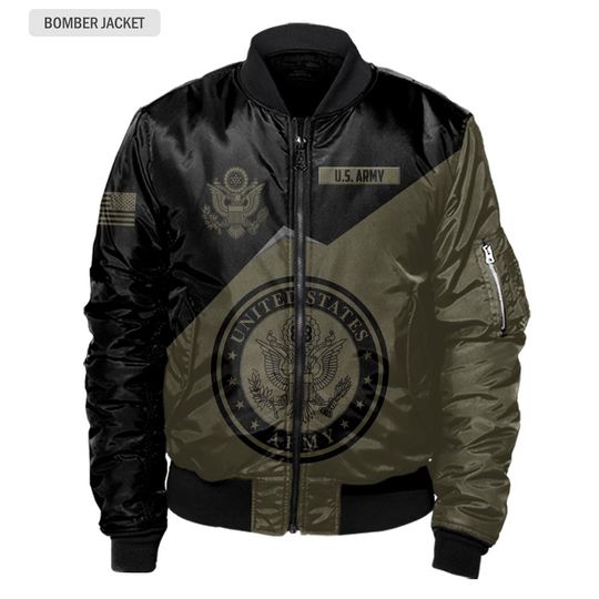 Customized U.S. Army Apparel Bomber Jacket