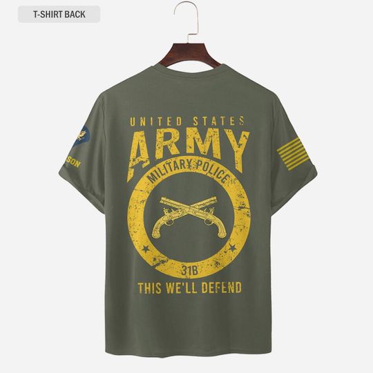 Customized United States Army Careers 3D T-Shirt