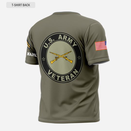 Customized US Army 3D T-Shirt