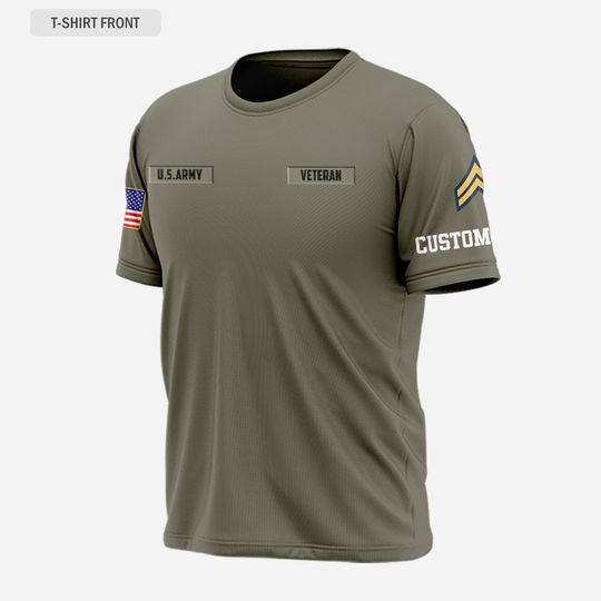 Customized US Army 3D T-Shirt