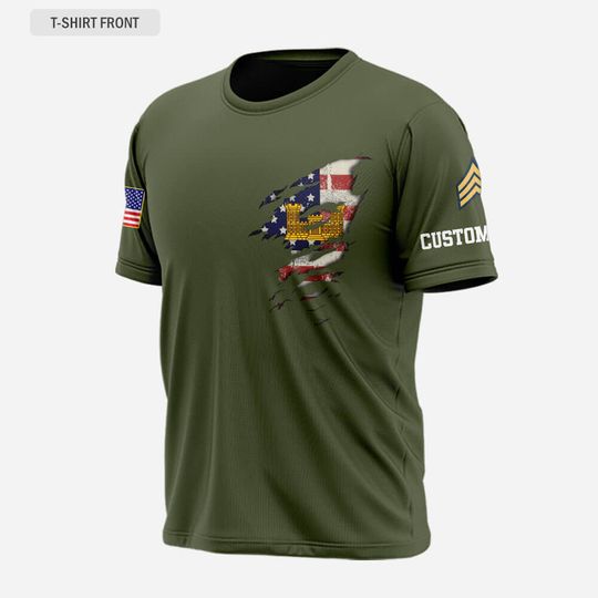 United States Army Branchess 3D Custom T-Shirt