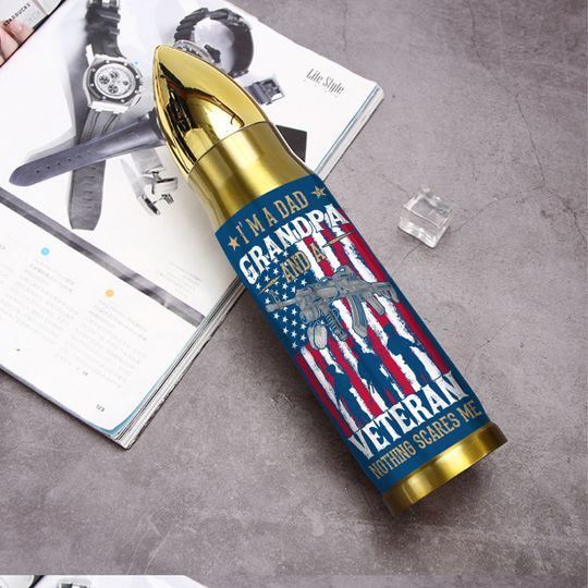 Customized Navy Ratings Bullet Tumbler