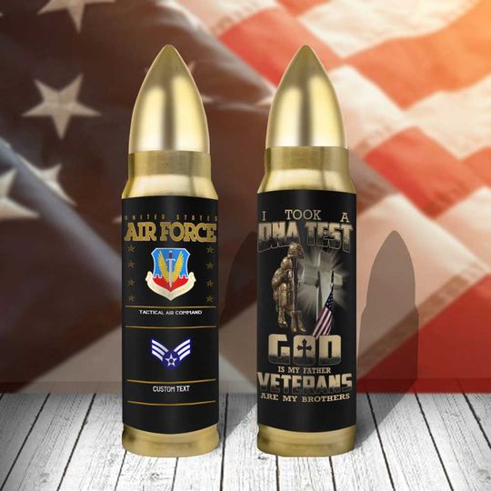 Customized USAF Commands Bullet Tumbler
