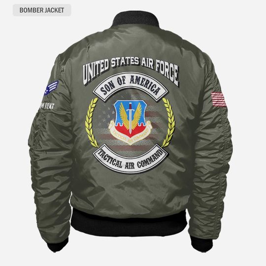 Customized USAF Commands – Son Of America Bomber Jacket