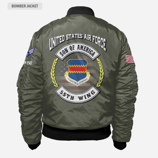 Customized USAF Wings – Son Of America Bomber Jacket