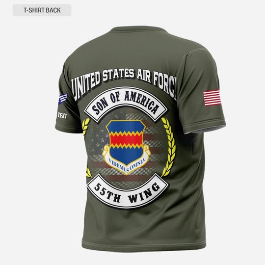 USAF Wings Son of America 3D T-Shirt