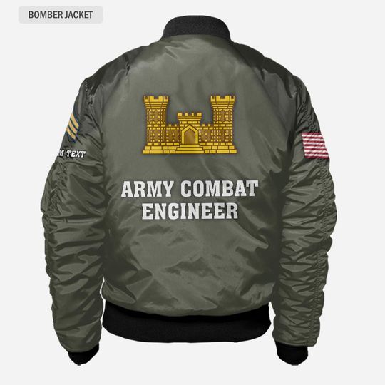 Customized Army Branches Bomber Jacket