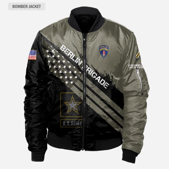 Customized Army Divisions Bomber Jacket
