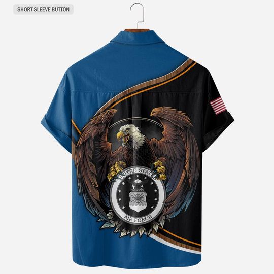 Customized U.S. Air Force Veteran Hawaiian shirt