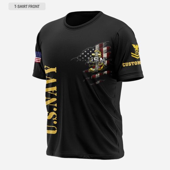 Customized DD-214 Veteran 3D T-Shirt