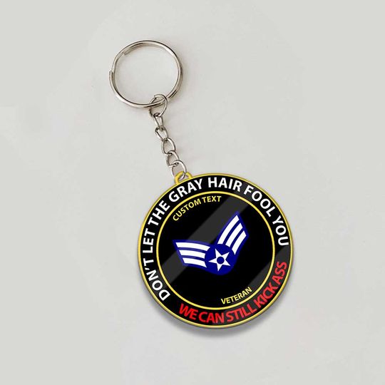 Customized USAF Command Don’t Let The keychain