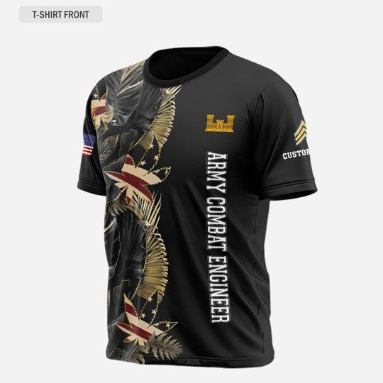 Customized Army Branches 3D T-Shirt