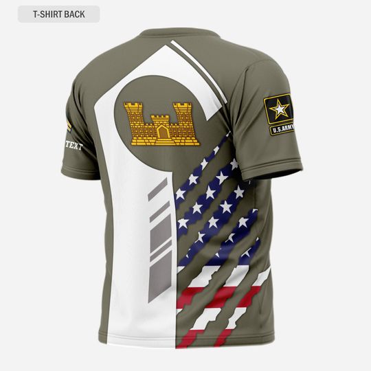 Customized Army Branches 3D T-Shirt