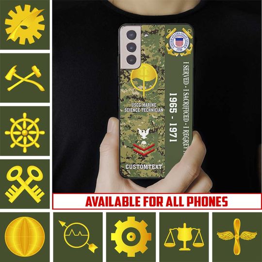 Customized Coast Guard Rating Phone Case