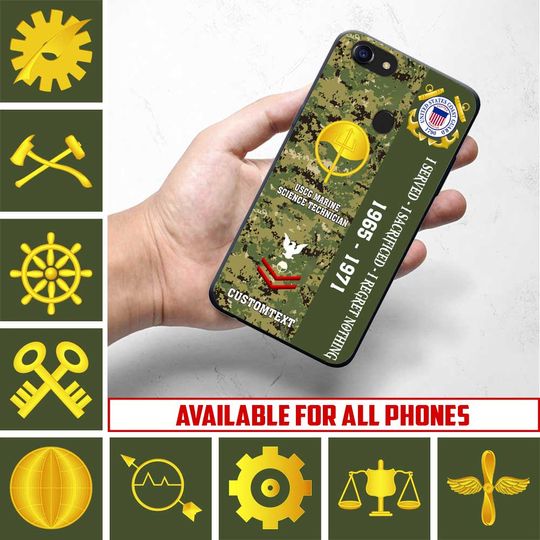 Customized Coast Guard Rating Phone Case
