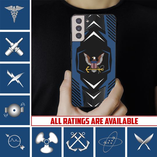 Customized US Navy Ratings Phone Case