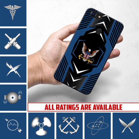 Customized US Navy Ratings Phone Case